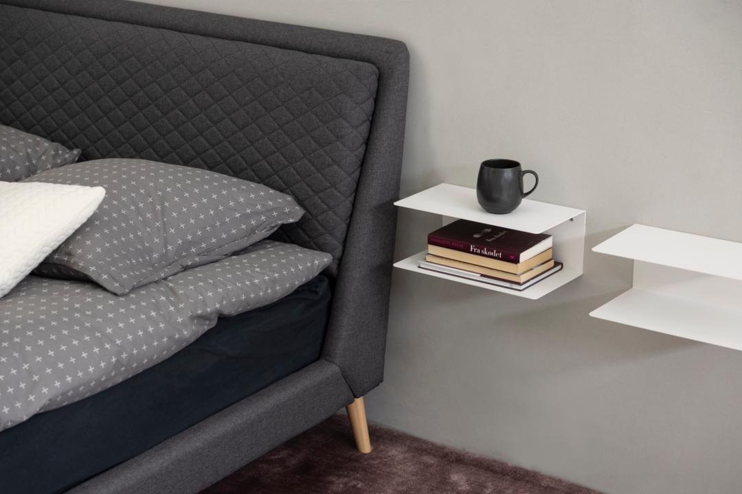 Veggskap 'Joliet' - Hvit/Grå