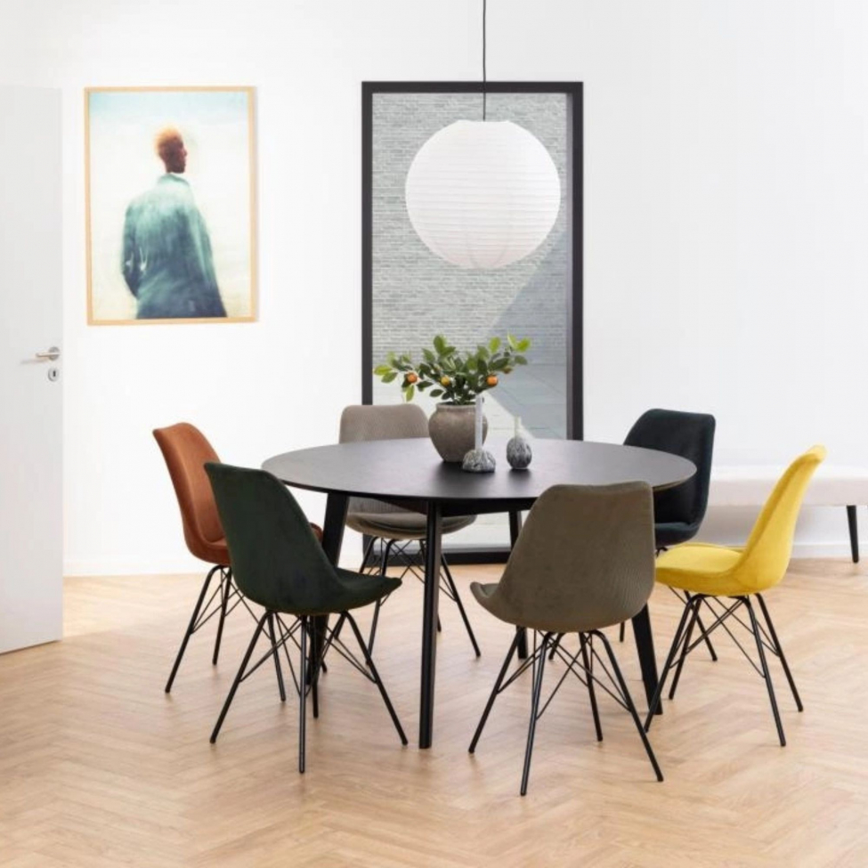 Stol 'Eris' - Mørkegrønn/Svart