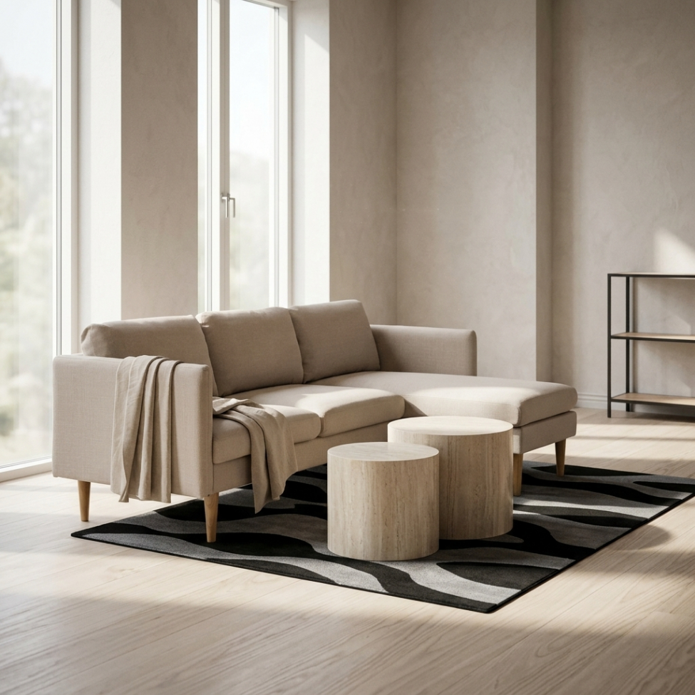 Salongbord 'Ponza' - Beige