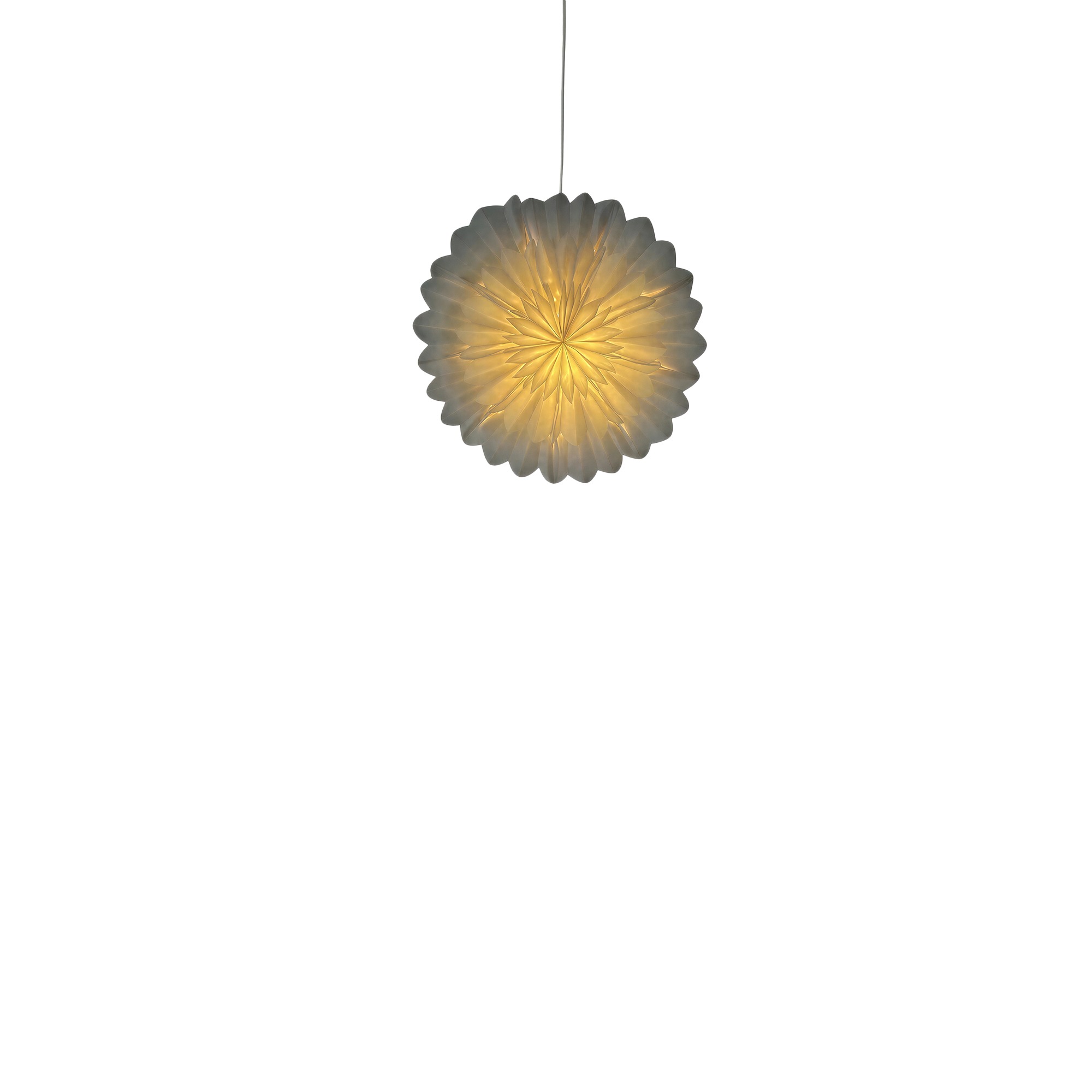 Adventsstjerne 'Lotus' 45cm - Hvit