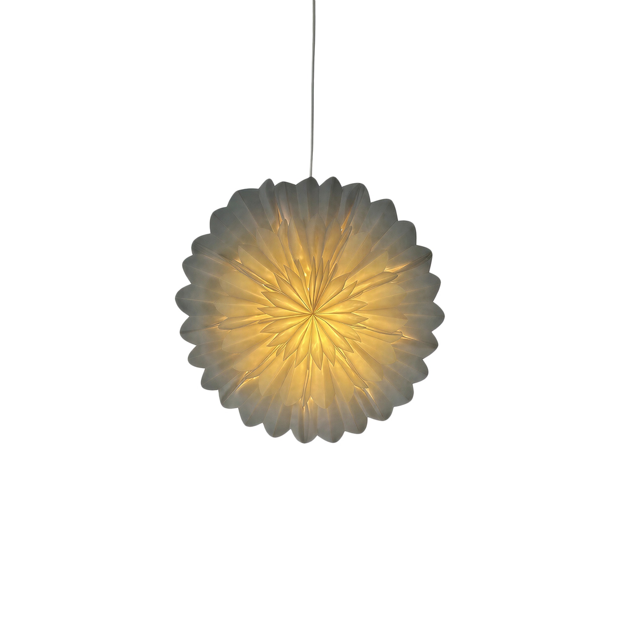 Adventsstjerne 'Lotus' 45cm - Hvit