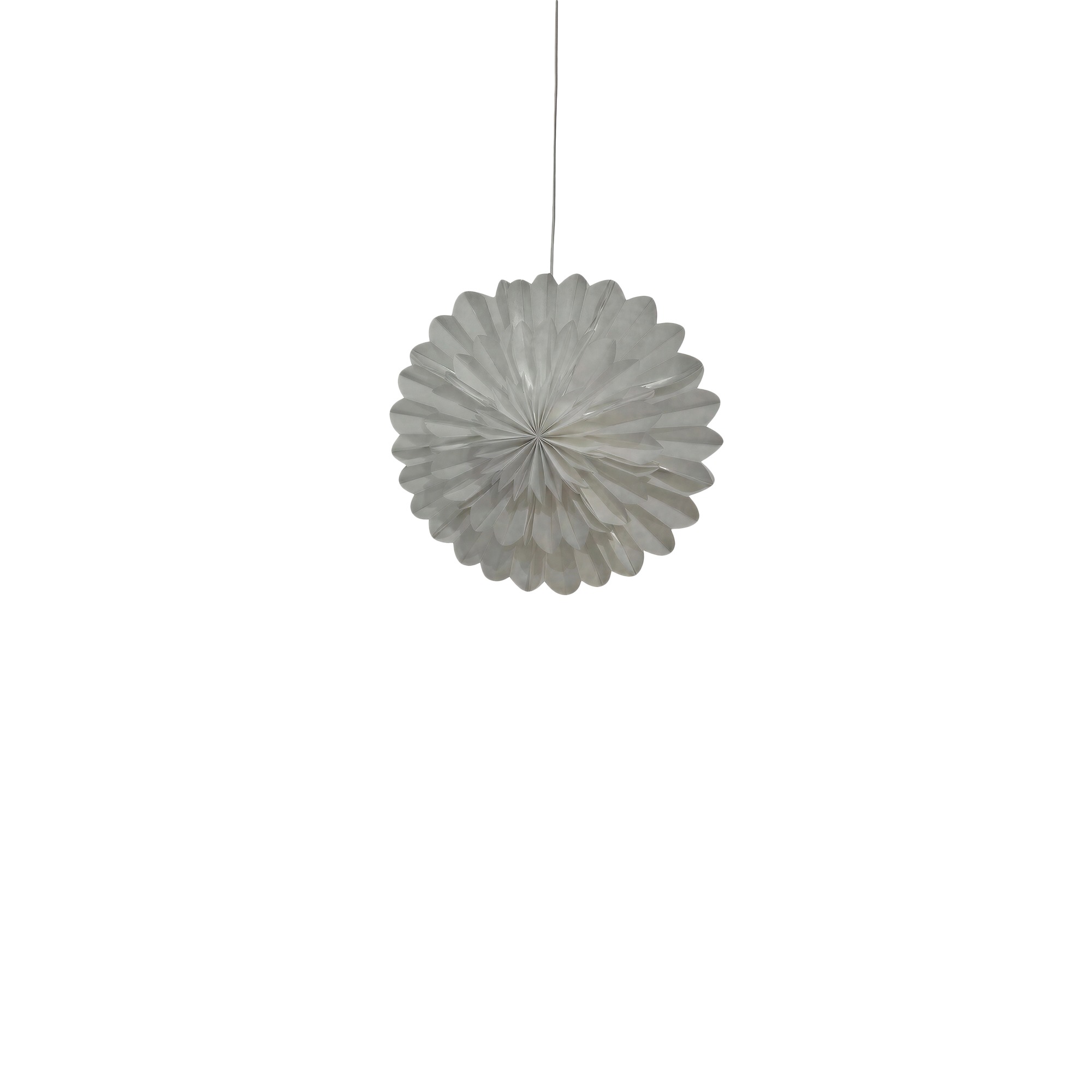 Adventsstjerne 'Lotus' 60cm - Hvit