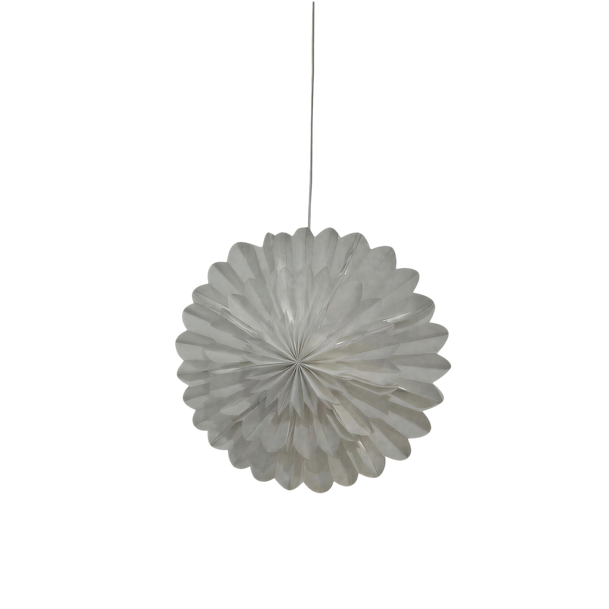 Adventsstjerne 'Lotus' 60cm - Hvit