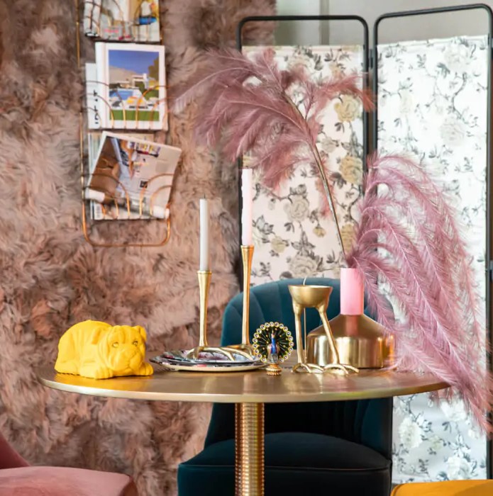 Spisebord 'Hypnotising' Rundt 92cm - Gull 