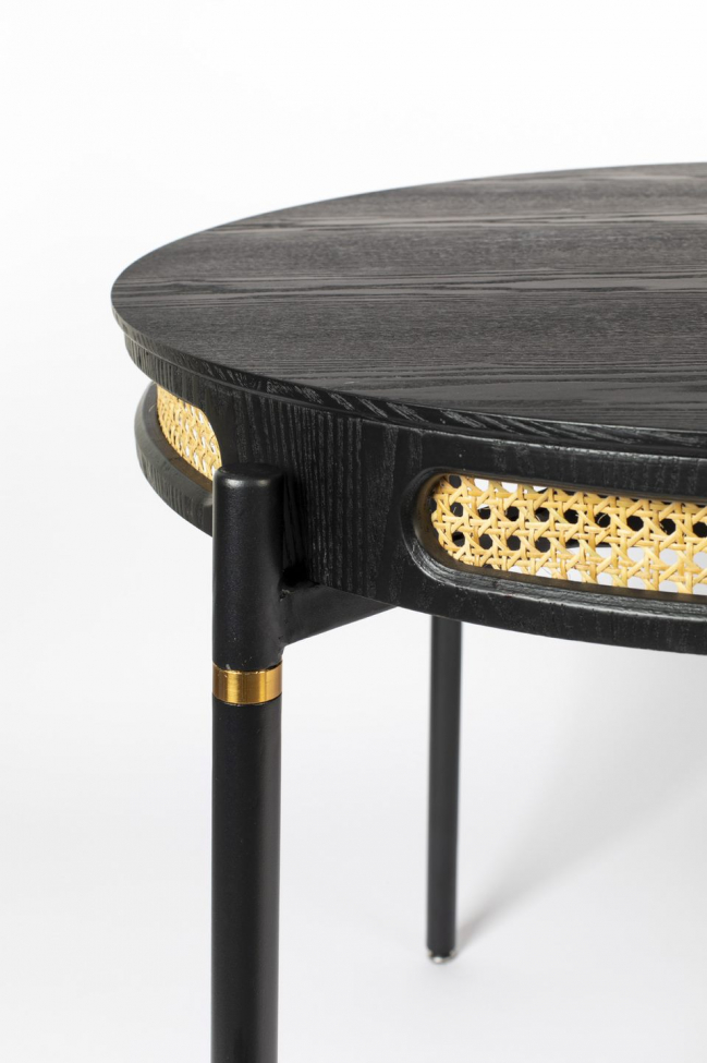 Spisebord 'Don't Stop the Webbing' 180x90cm - Svart