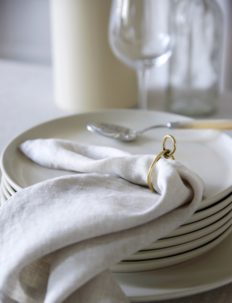 4-pakning Serviett 'Sunshine' 45x45 - Naturlig