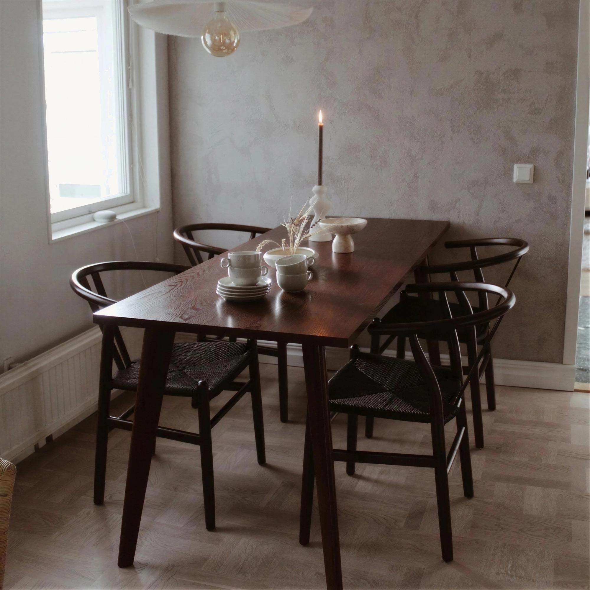 Spisebord 'Nordic' 180x70cm - Valnött