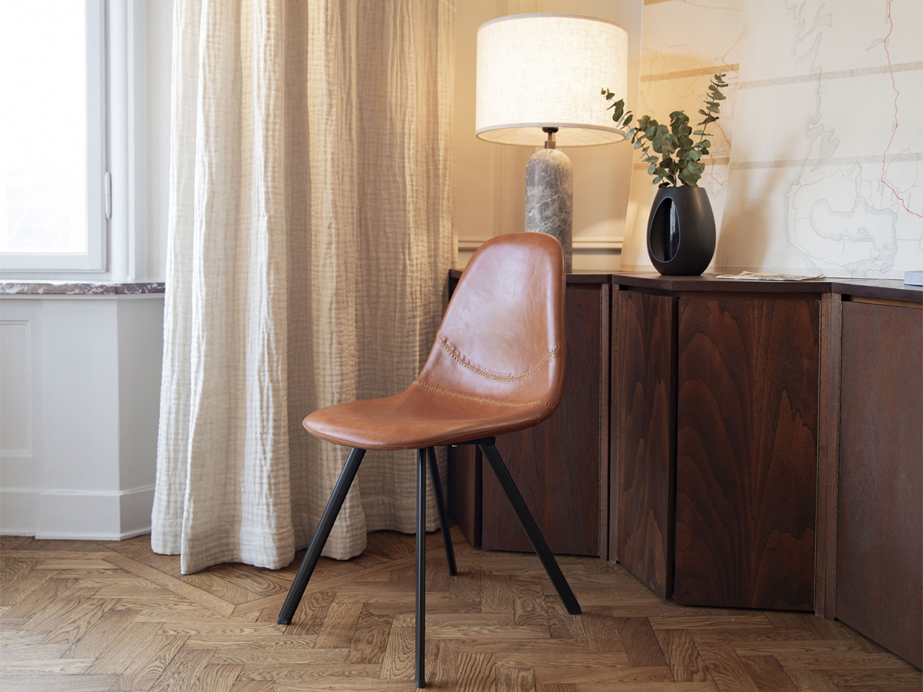 Styreleder 'Carrie' - Cognac