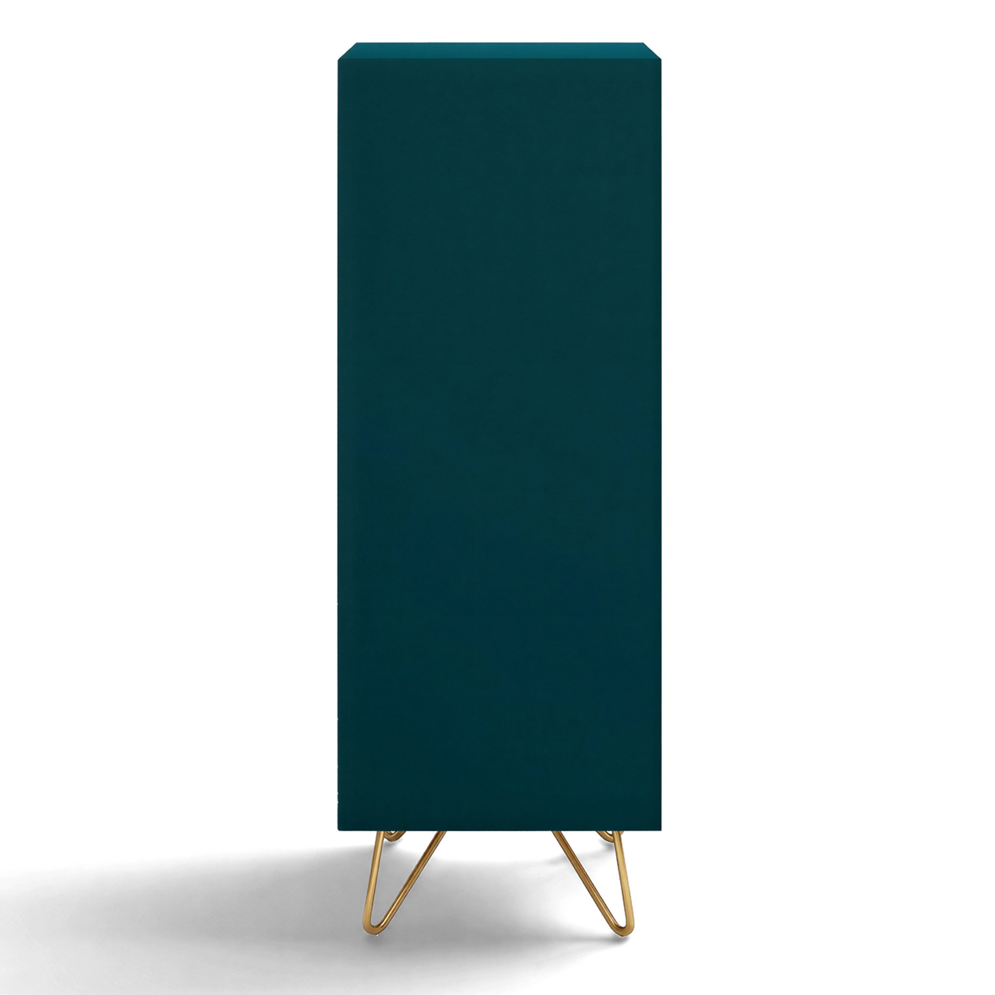 Kommode 'Elle' 45x110 - Grønn/Messing