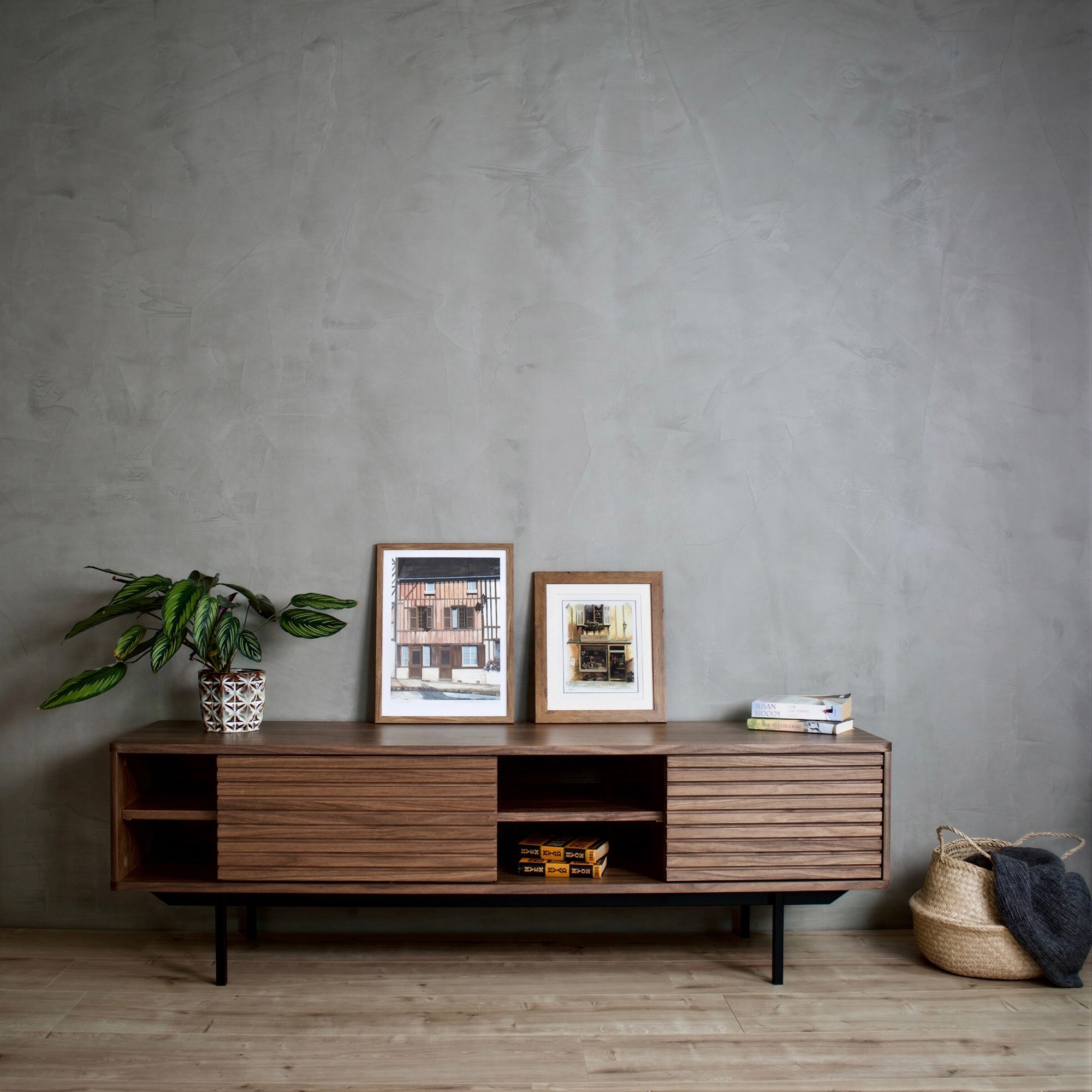 TV-benk 'Sense' - Brun