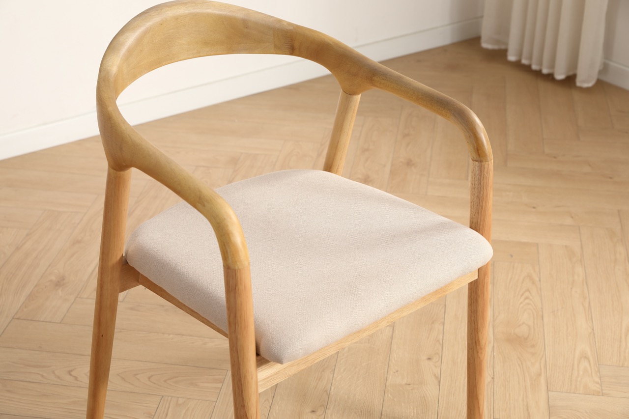 Lenestol 'Aspa' - Naturlig/beige