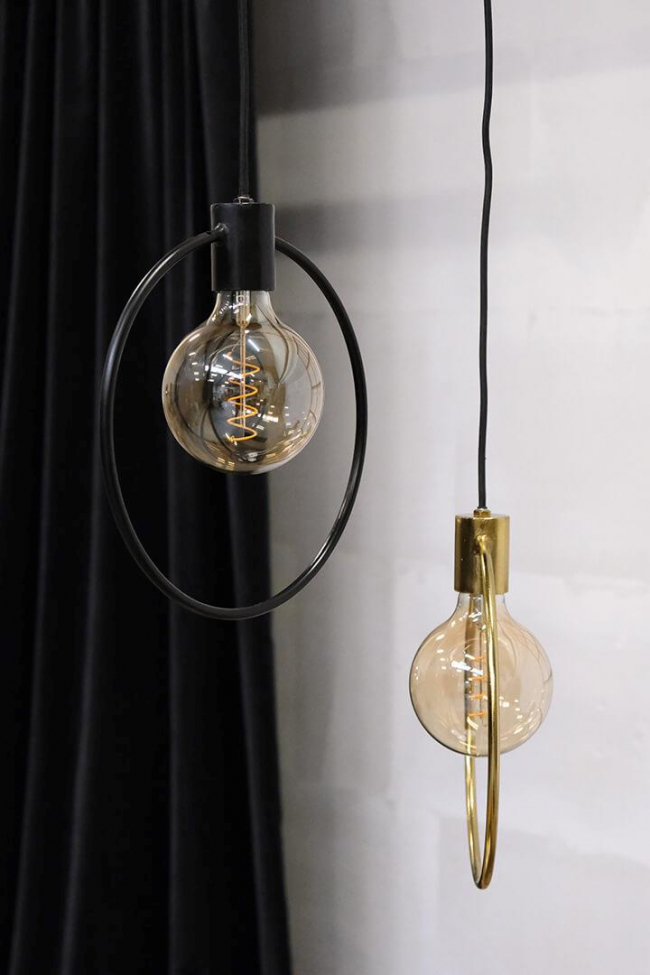 Taklampe 'Oslo' - Svart