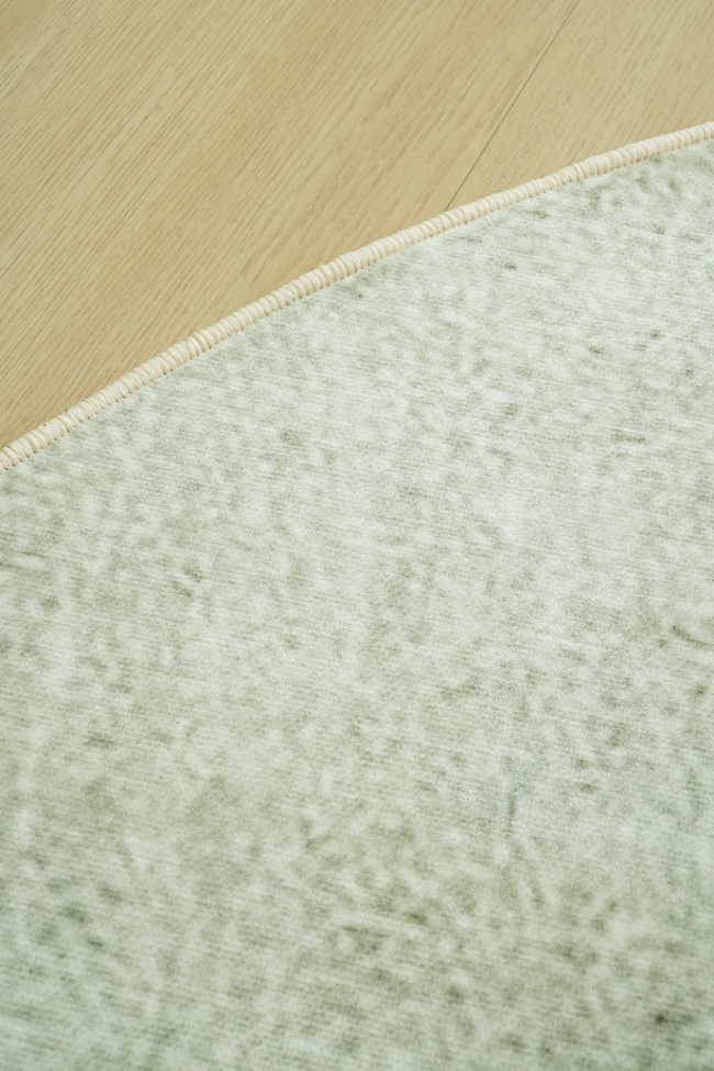 Teppe 'Ängelholm' Rund 200cm - Grønn