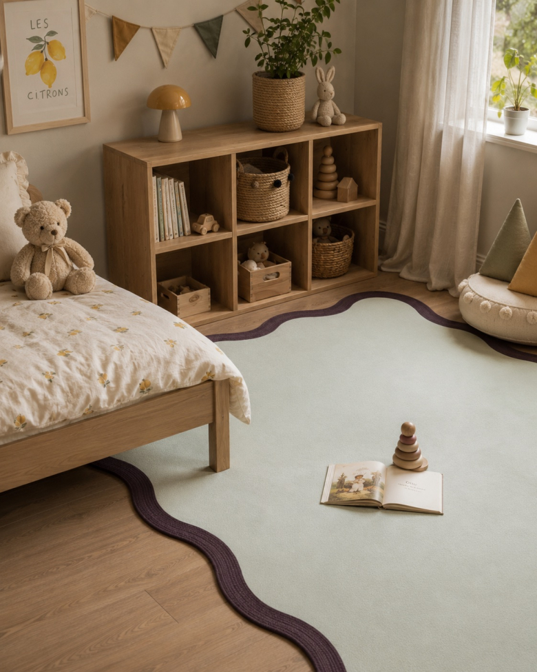 Teppe 'Aureline' - Beige/Brun