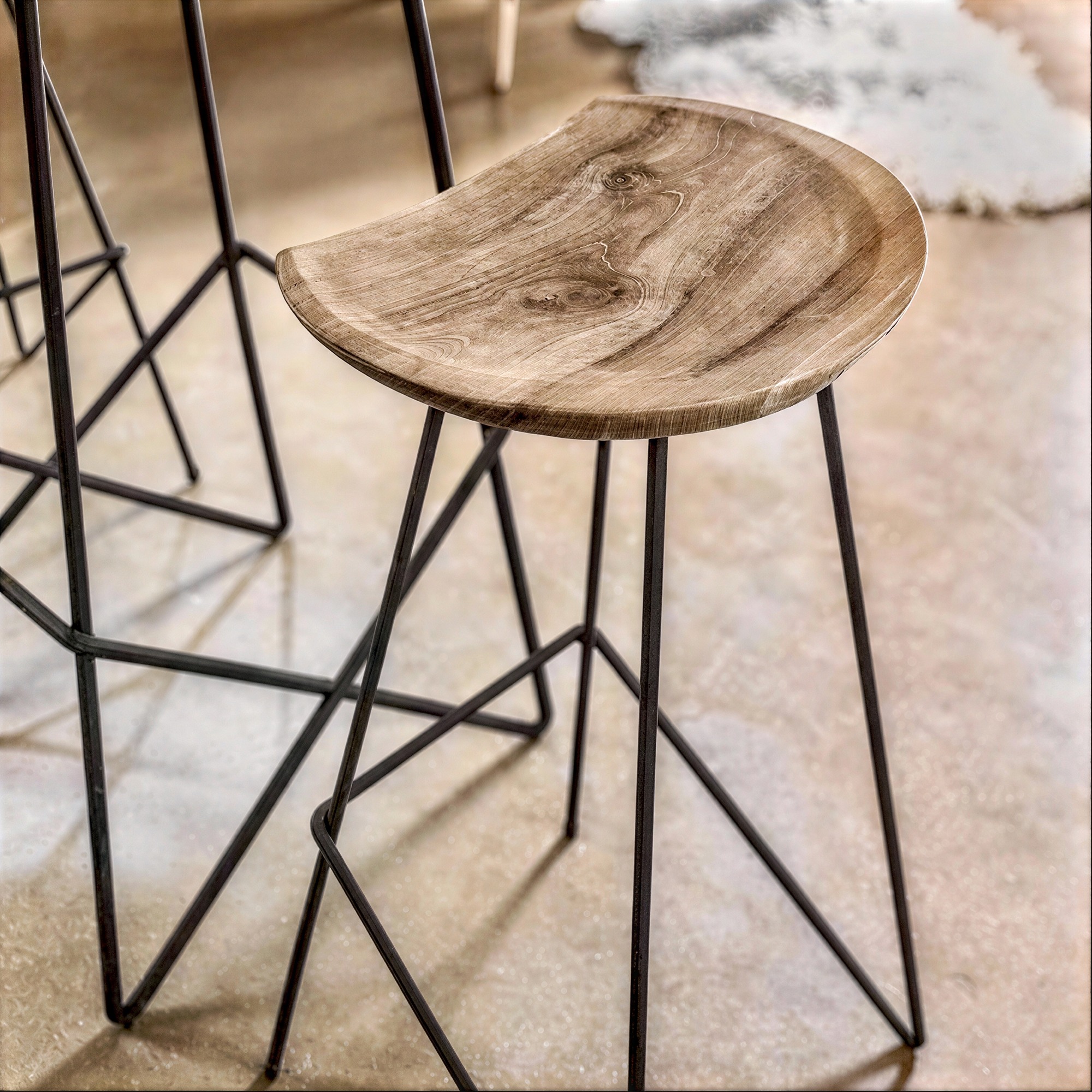 Krakk 'Teak' 77cm - Naturlig
