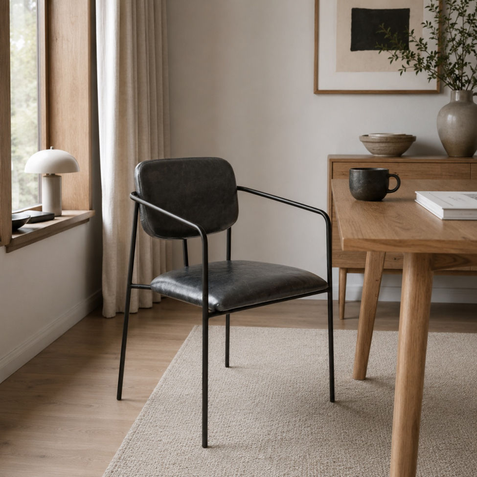 Lenestol 'Ebba' - Grå