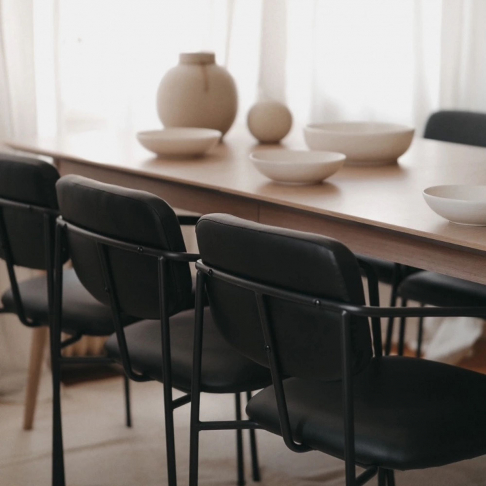 Lenestol 'Ebba' - Svart