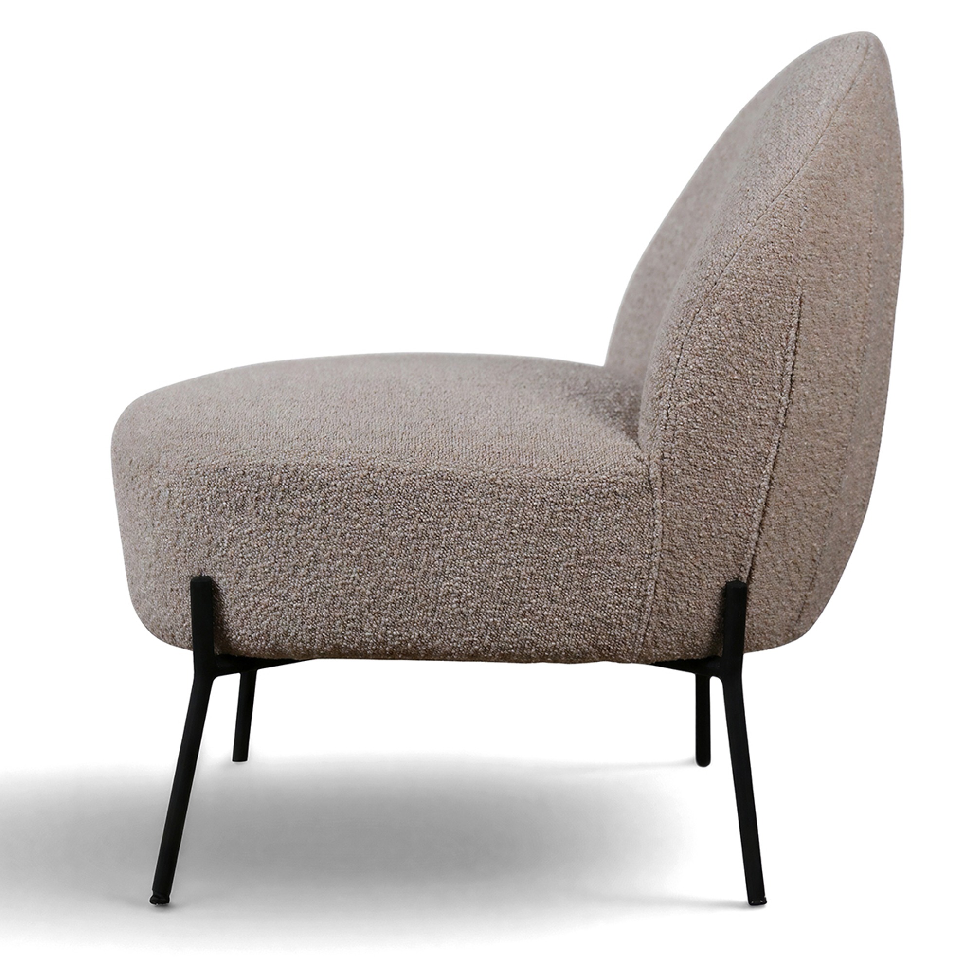 Lenestol 'Gori' - Beige/Bouclé