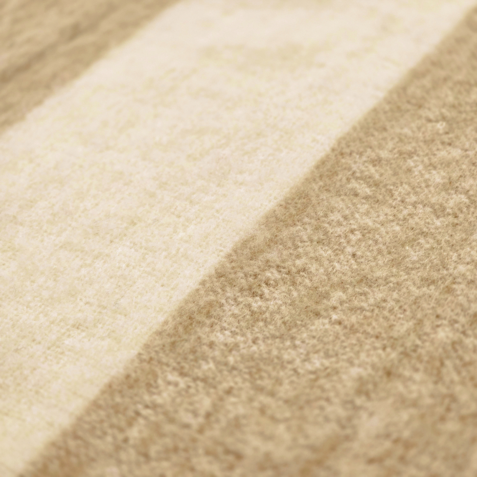 Rutete 'Beatriz Stripe' 130x170cm - Beige/hvit