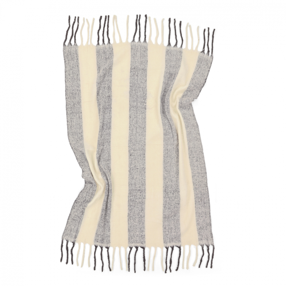 Rutete 'Beatriz Stripe' 130x170cm - Svart/hvit