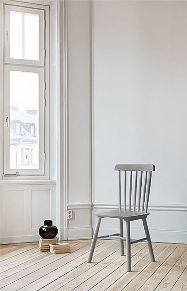 Stol 'Elsa' - Mørk grå/Sølvgrå