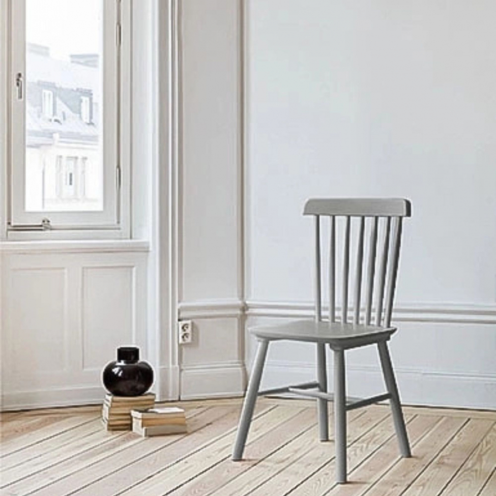 Stol 'Elsa' - Mørk grå/Sølvgrå