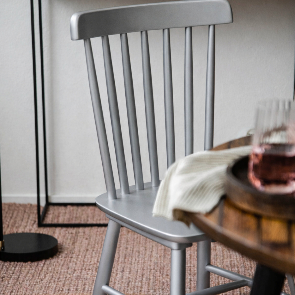 Stol 'Elsa' - Sølvgrå