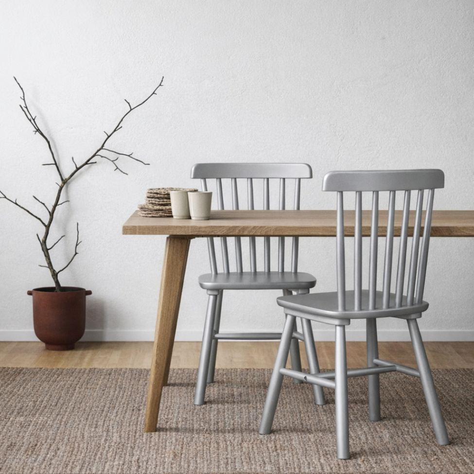 Stol 'Elsa' - Sølvgrå