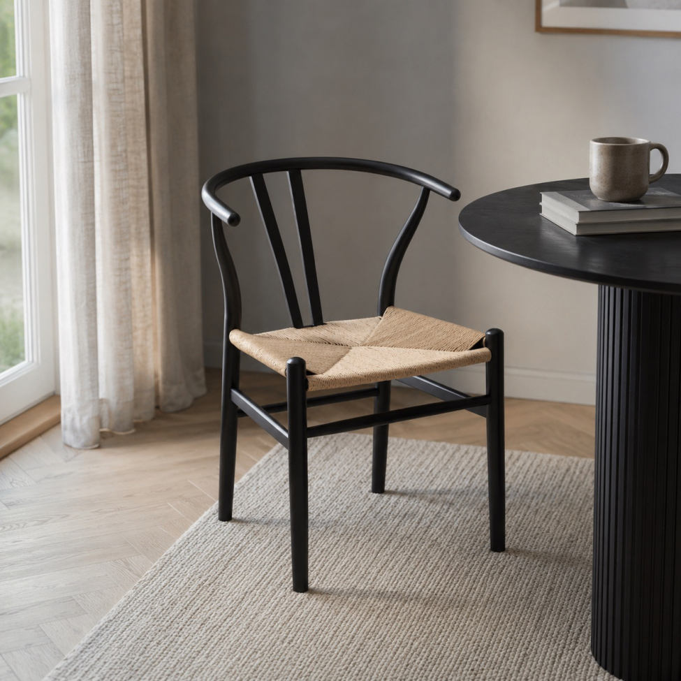 Stol 'Alta' - Svart/Beige