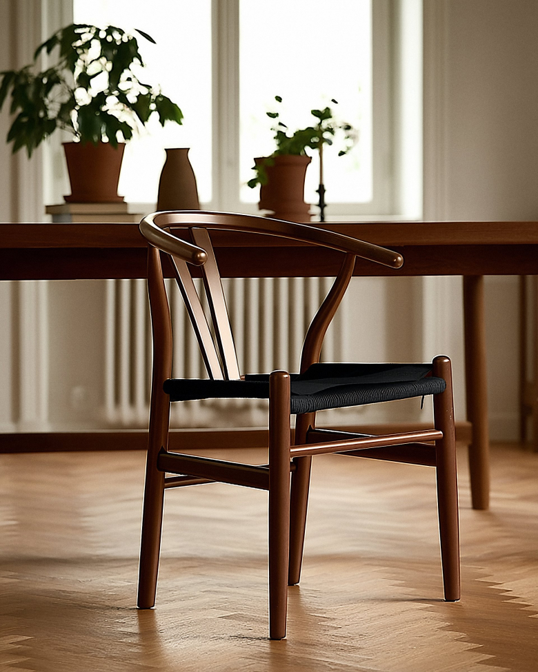 Stol 'Alta' - Valnött/Svart