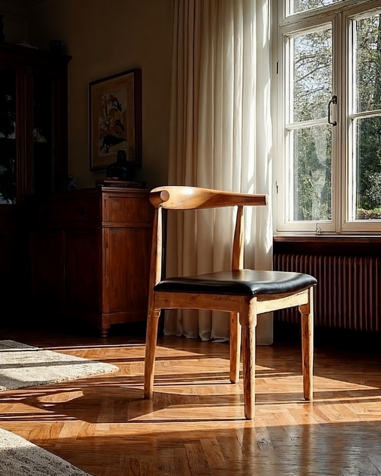 Stol 'Fager' - Naturlig/Svart