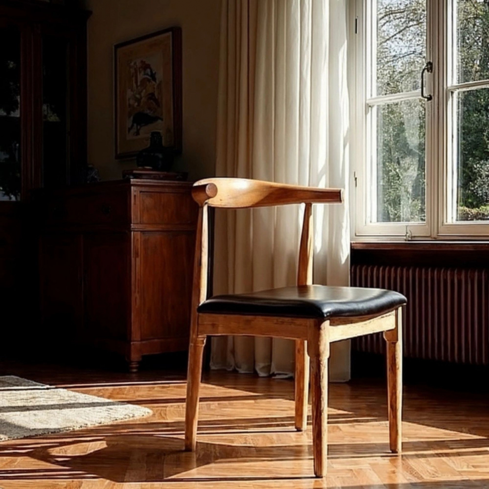 Stol 'Fager' - Naturlig/Svart