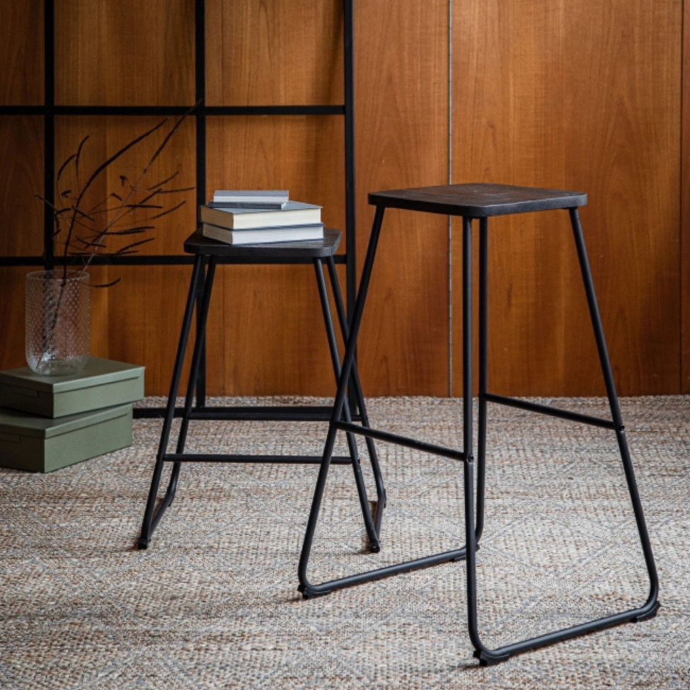 Barstol 'Borås' - Brun/Svart