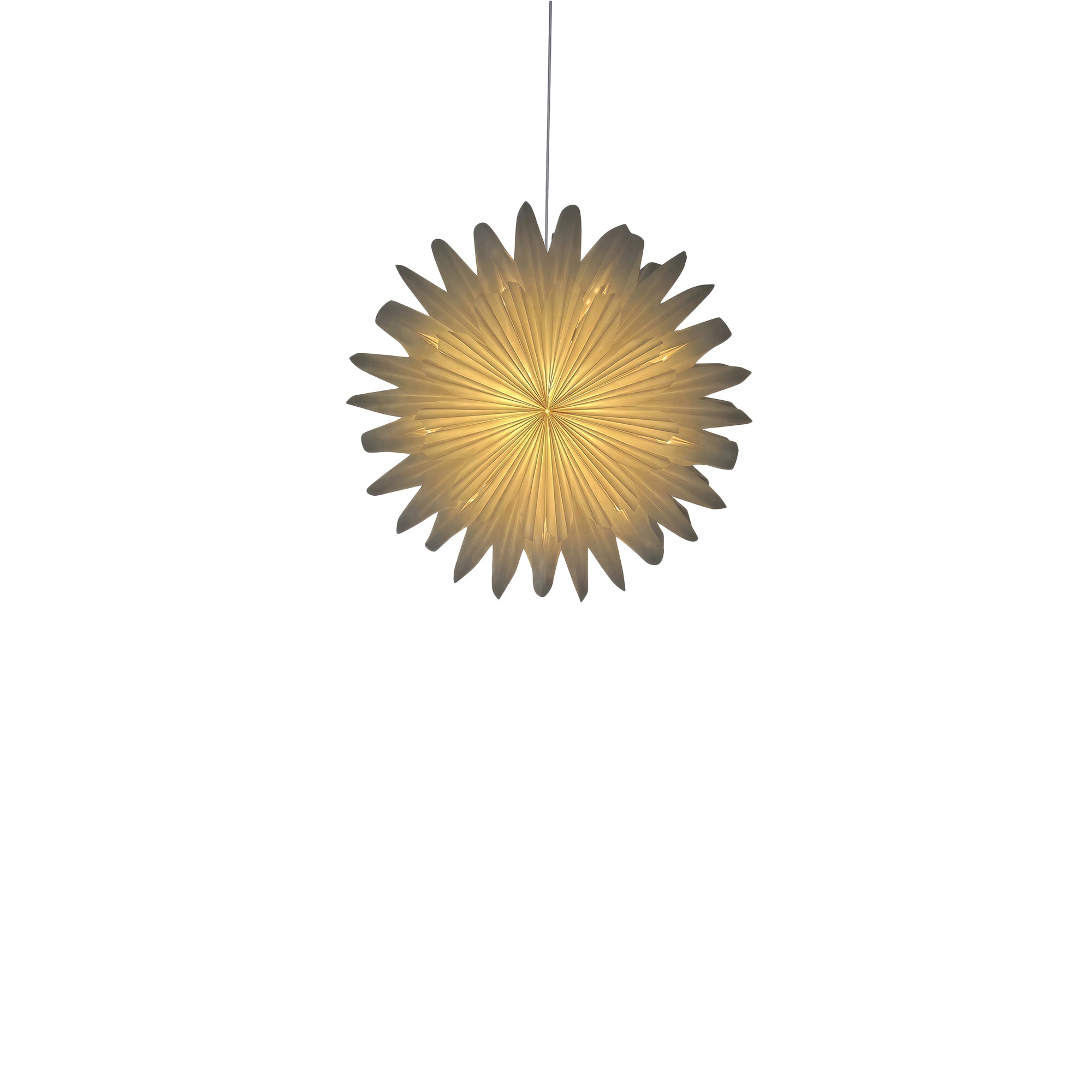 Adventsstjerne 'Lucia' 60cm - Hvit