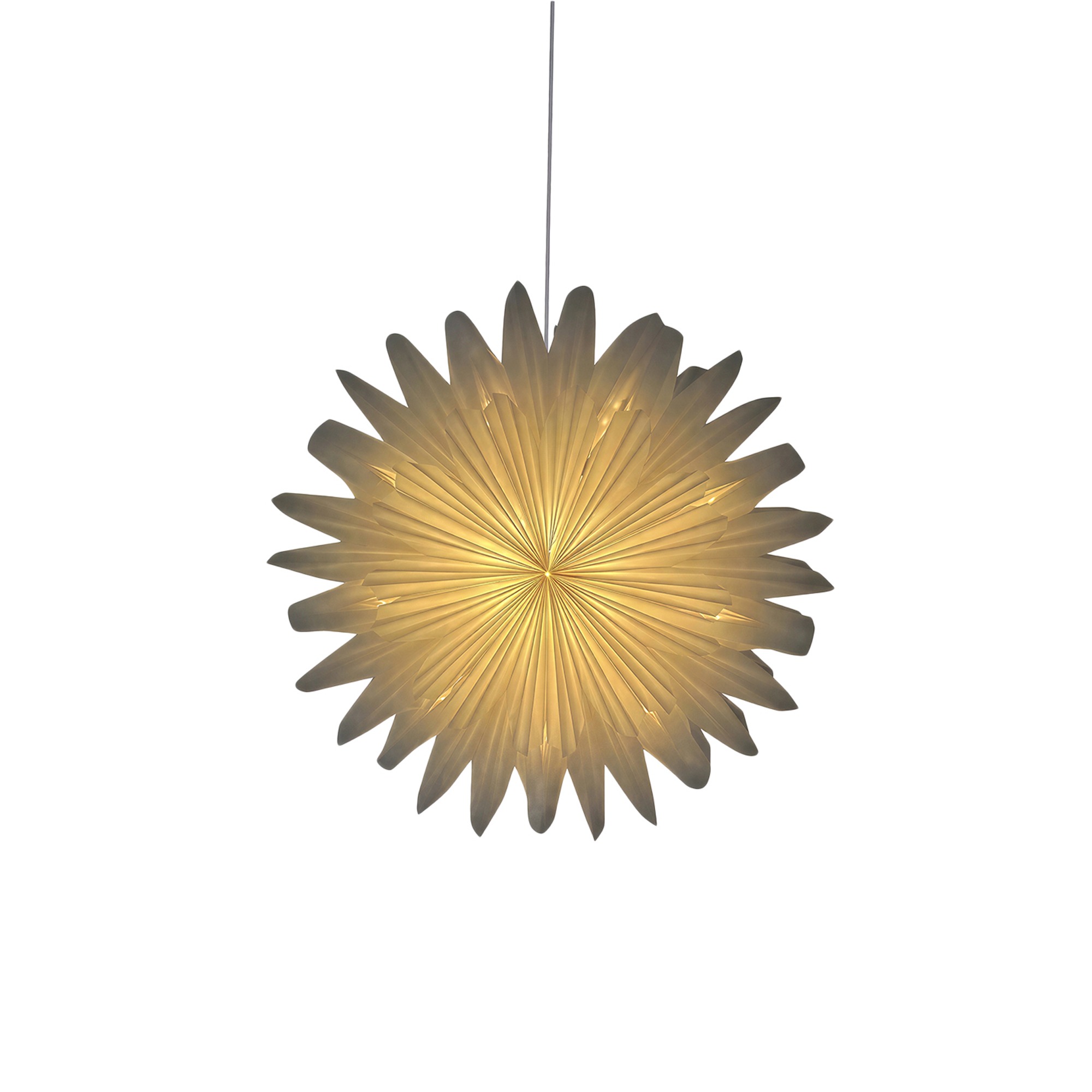 Adventsstjerne 'Lucia' 60cm - Hvit