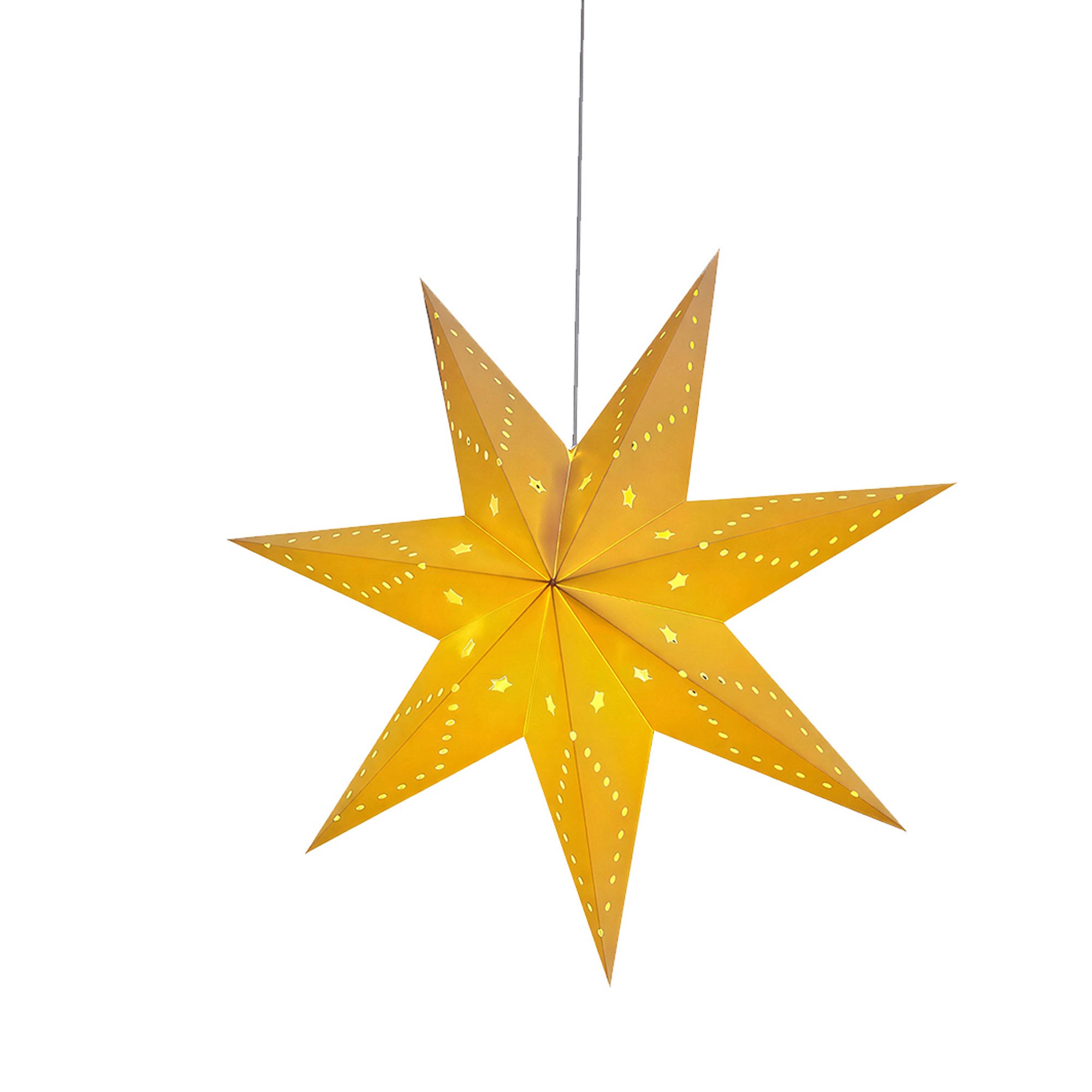 Adventsstjerne 'Skimra' 45cm - Hvit