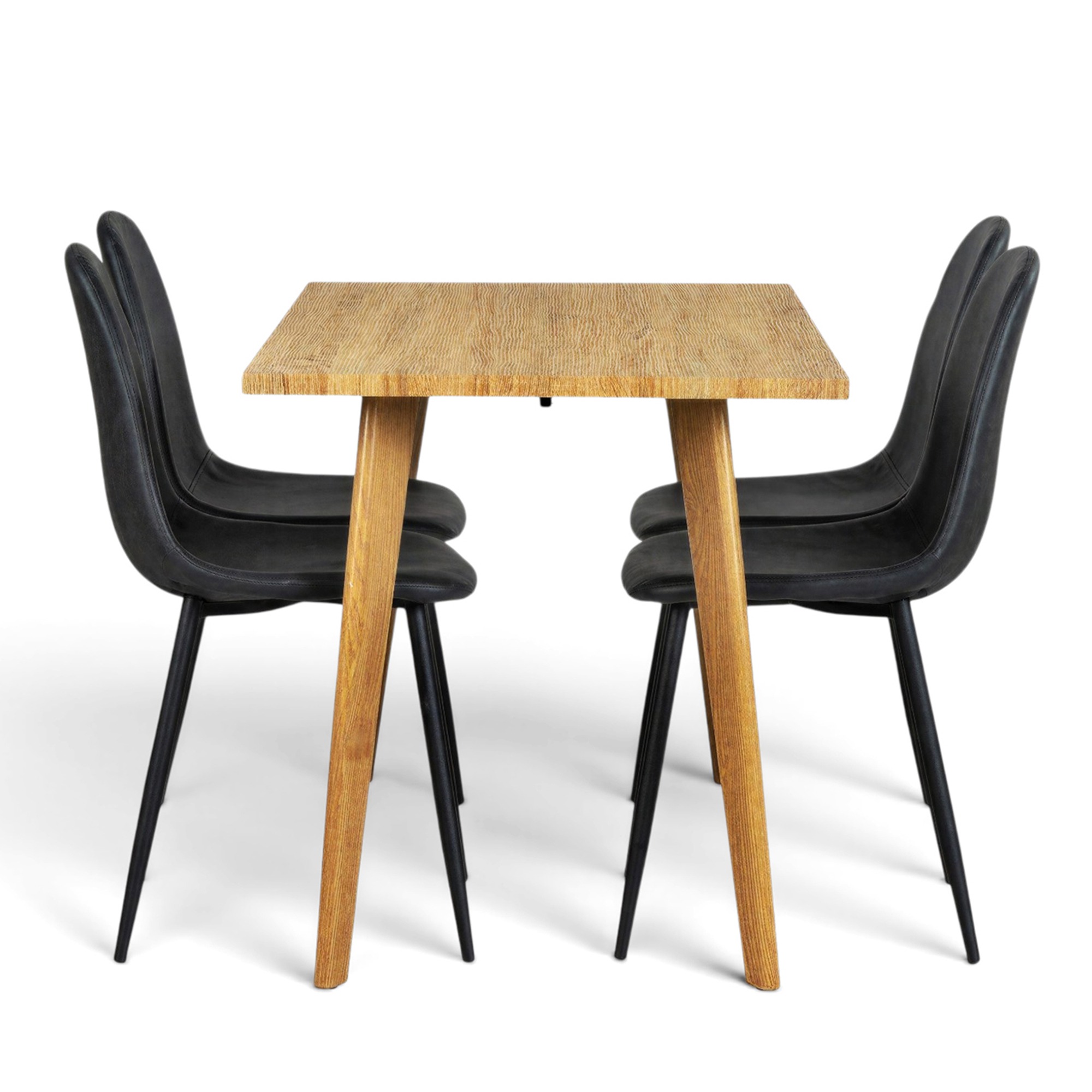 Spisegruppe 'Nordic Shape' - 1 Bord & 4 Stoler