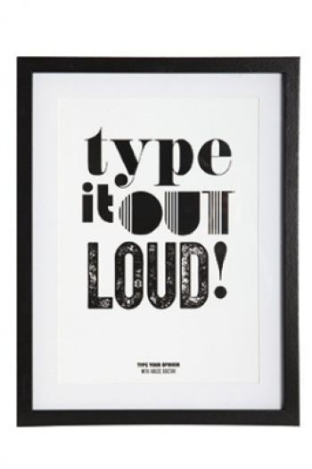 Tavle - \'Type It Out Loud\'