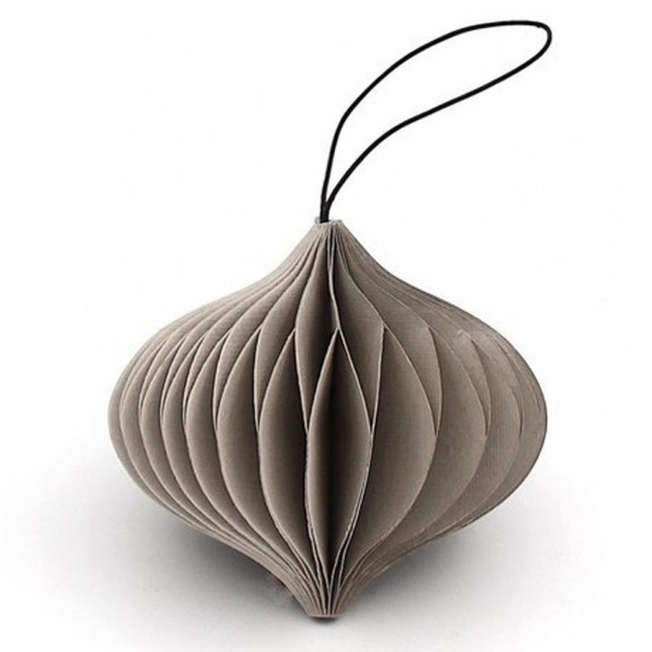 Juletrepynt 'Onion' - Grå