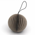 Juletrepynt \'Snowball\' - Grå