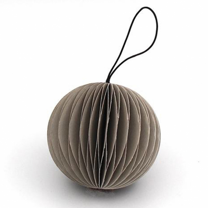 Juletrepynt 'Snowball' - Grå