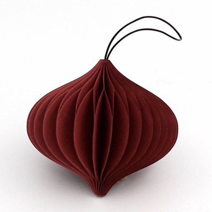 Juletrepynt 'Onion' - Rød