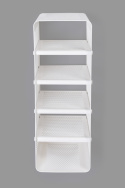 Hylle \'vegg\' - hvit (L)