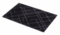 Hallmatte \'Lines\' - Svart 60x40 cm