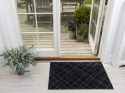 Hallmatte \'Lines\' - Svart 60x40 cm