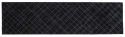 Hallmatte \'Lines\' - Svart 250x67 cm