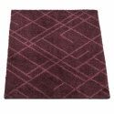 Hallmatte \'Lines\' - Mørkerød 60x40 cm
