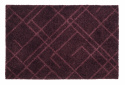 Hallmatte \'Lines\' - Mørkerød 60x40 cm