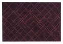 Hallmatte \'Lines\' - Mørkerød 90x60 cm