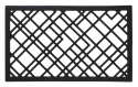 Dørmatt i \'Lines\' gummi - 75x45 cm